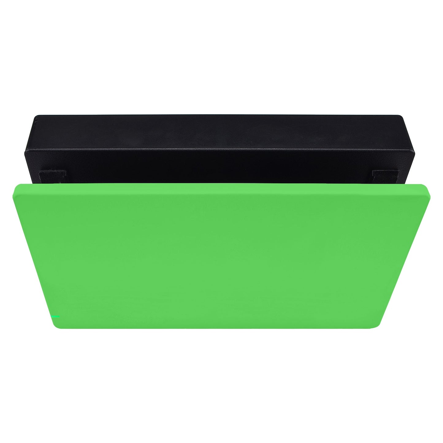 eXtremeRate Retail Green Custom Faceplate for NS Switch Charging Dock, Soft Touch Grip DIY Replacement Housing Shell for NS Switch Dock - FDP313