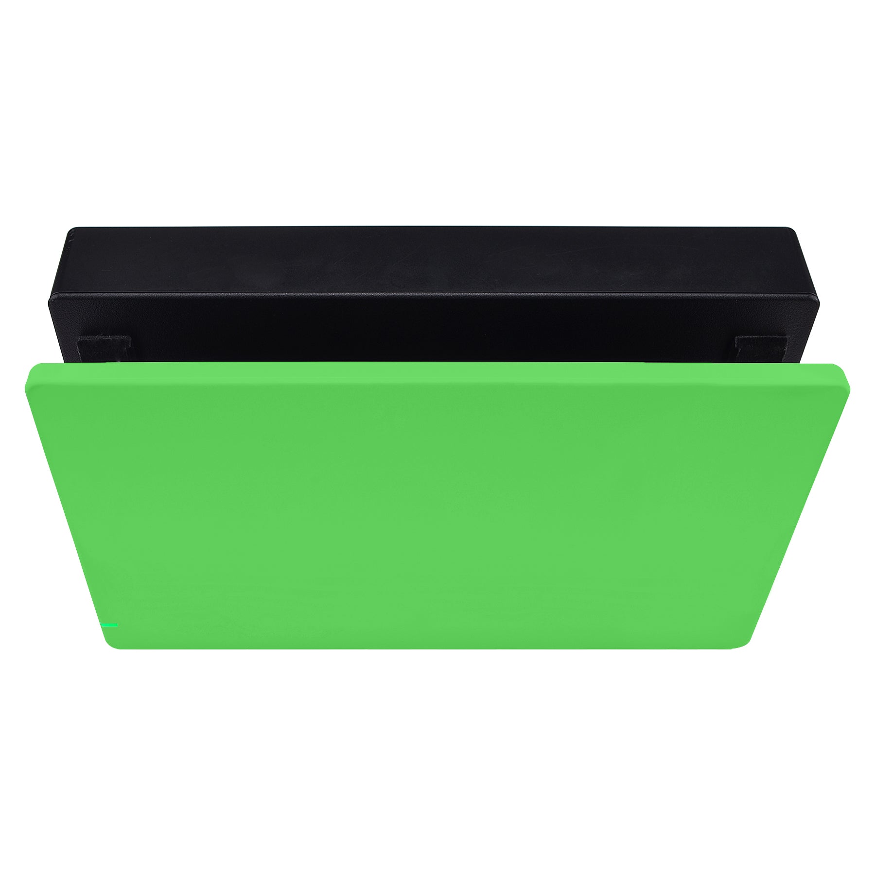 eXtremeRate Retail Green Custom Faceplate for NS Switch Charging Dock, Soft Touch Grip DIY Replacement Housing Shell for NS Switch Dock - FDP313