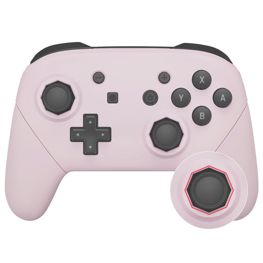 eXtremeRate Nintendo Switch Pro用 八角形ゲート付きスティックデザイン交換フルセットシェル【サクラピンク】