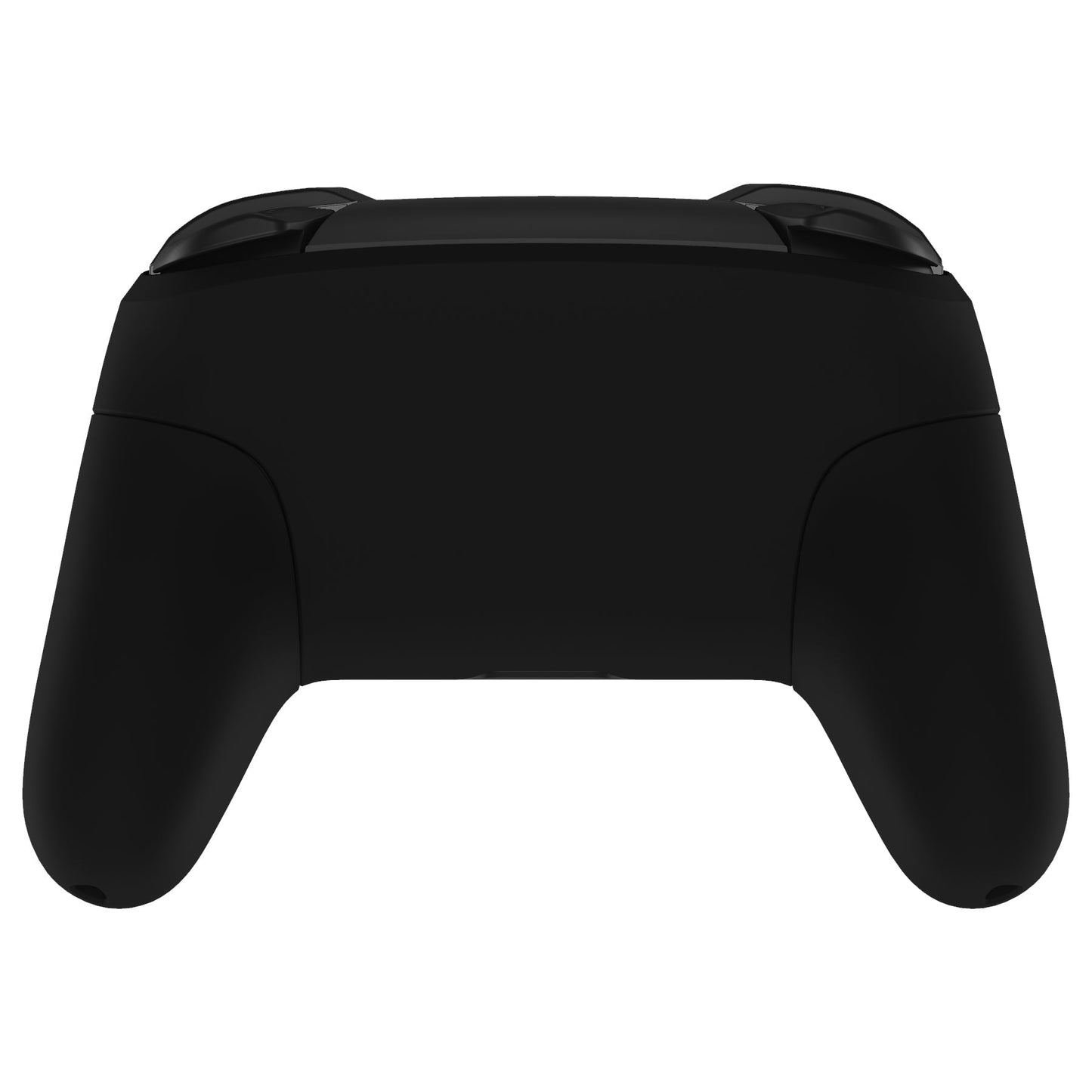 eXtremeRate Retail Black Faceplate Backplate Handles Cover, Octagonal Gated Sticks Design DIY Replacement Grip Housing Shell for NS Switch Pro Controller - Controller NOT Included - FRE610