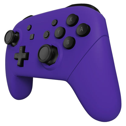 eXtremeRate Retail Purple Faceplate Backplate Handles Cover, Octagonal Gated Sticks Design DIY Replacement Grip Housing Shell for NS Switch Pro Controller - Controller NOT Included - FRE613