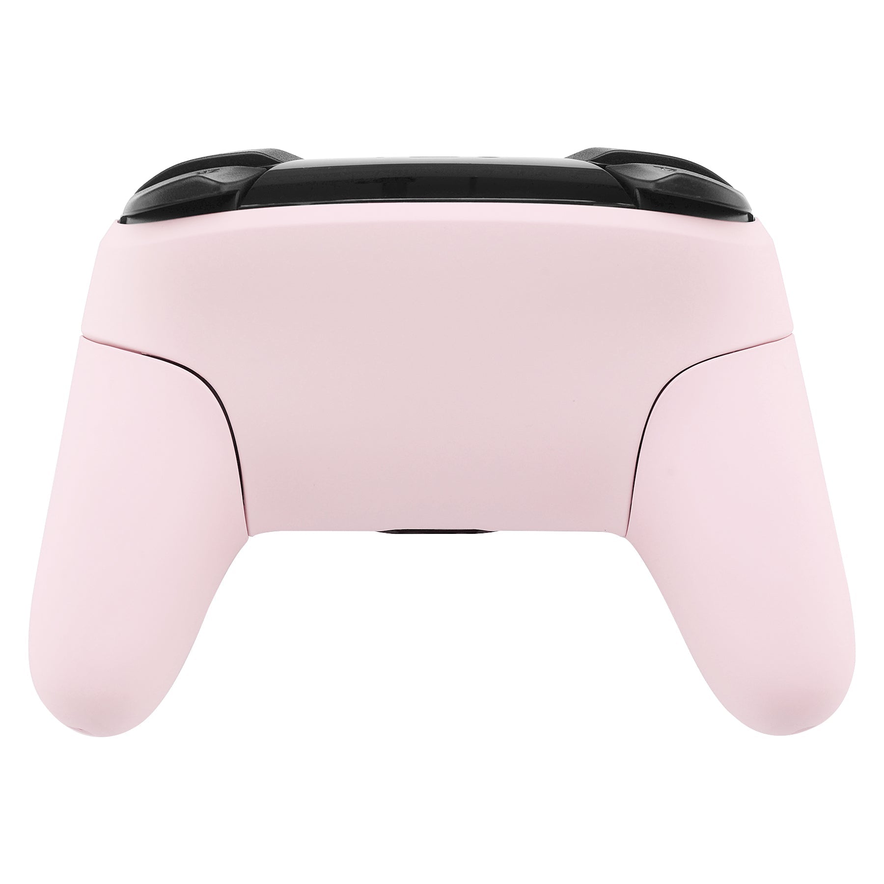 eXtremeRate Retail Cherry Blossoms Pink Faceplate Backplate Handles for Nintendo Switch Pro Controller, Soft Touch DIY Replacement Grip Housing Shell Cover for Nintendo Switch Pro - Controller NOT Included - FRP307