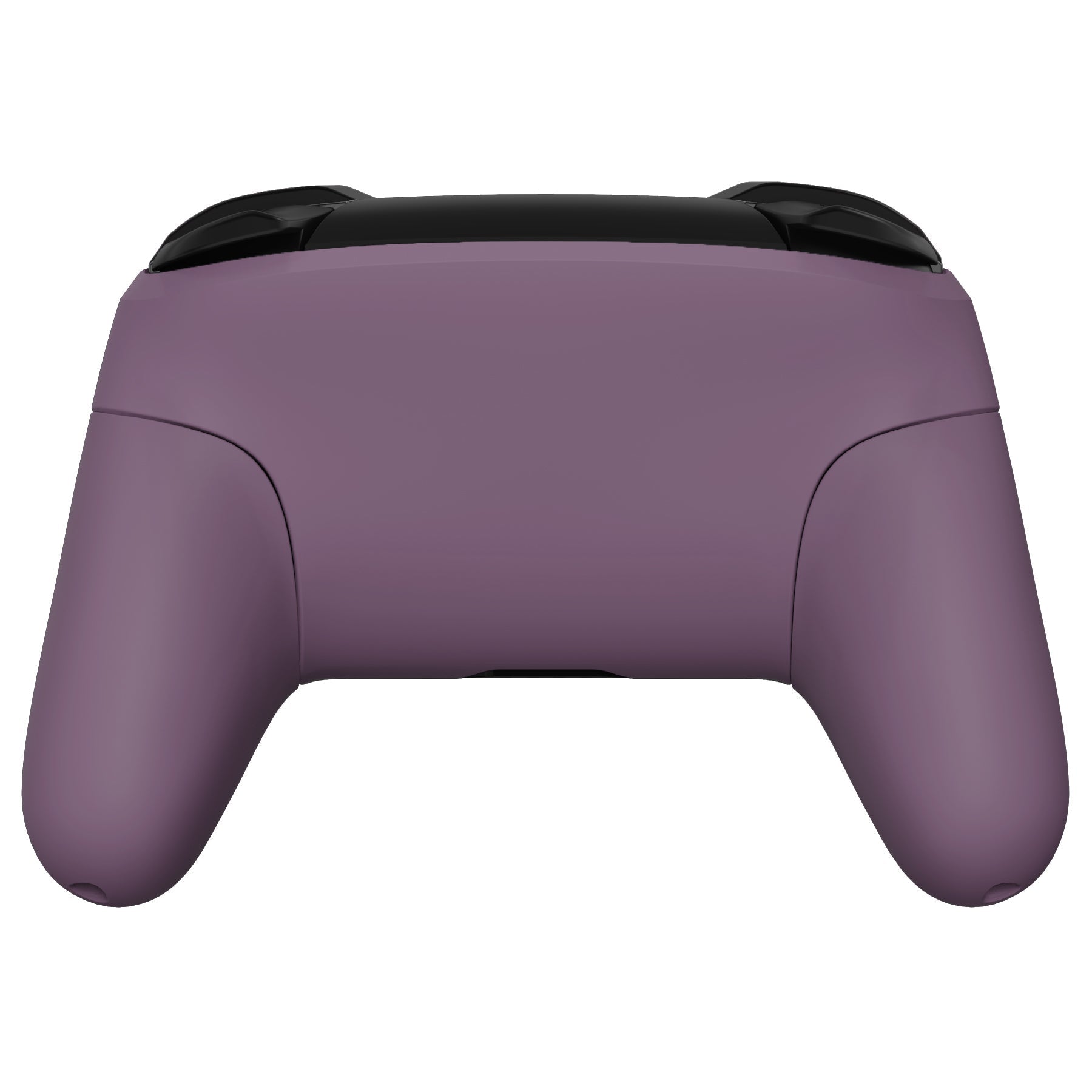 eXtremeRate Retail Dark Grayish Violet Faceplate Backplate Handles for NS Switch Pro Controller, Soft Touch DIY Replacement Grip Housing Shell Cover for NS Switch Pro - Controller NOT Included - FRP328