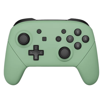 eXtremeRate Retail Matcha Green Faceplate Backplate Handles for NS Switch Pro Controller, Soft Touch DIY Replacement Grip Housing Shell Cover for NS Switch Pro - Controller NOT Included - FRP339