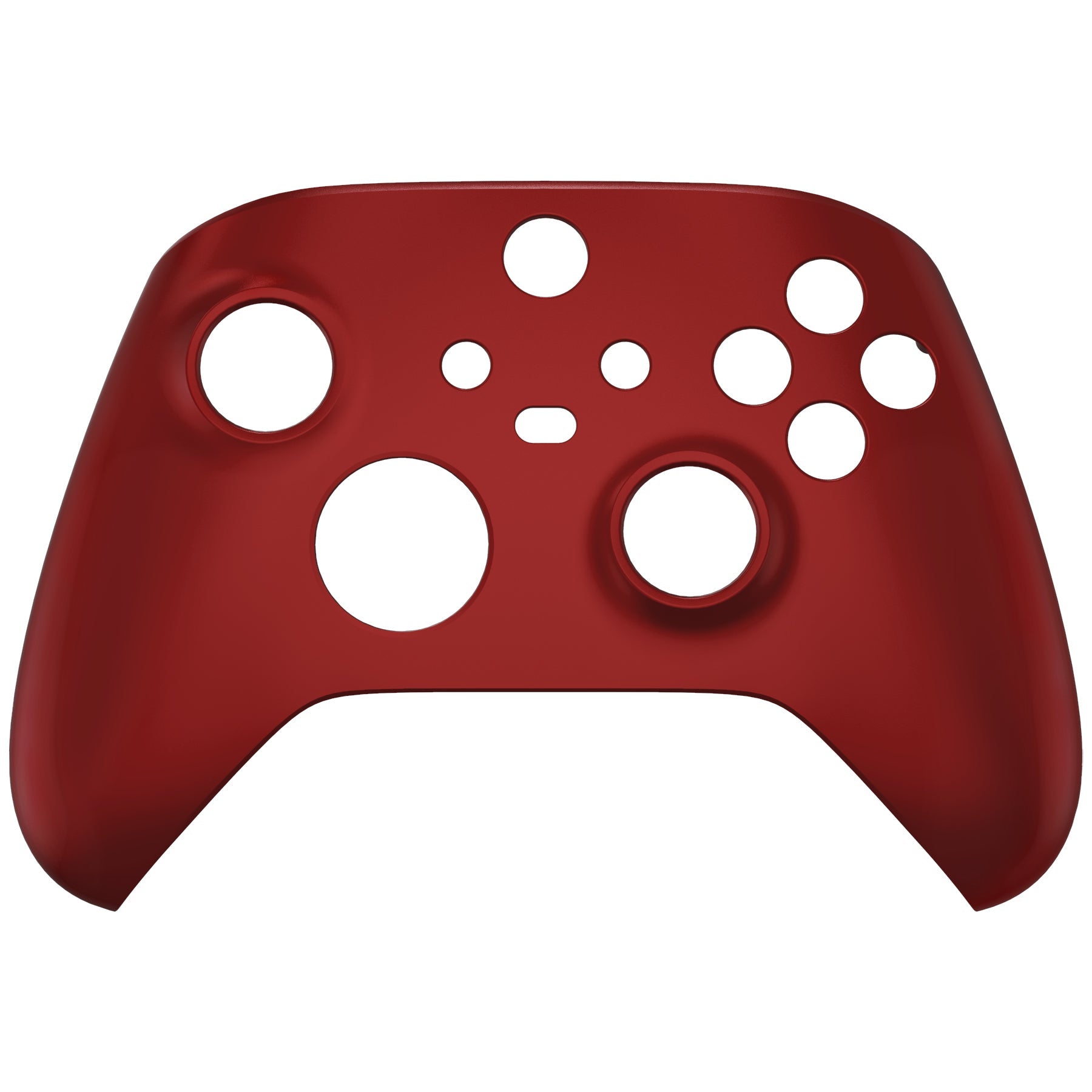 eXtremeRate Retail Scarlet Red Replacement Part Faceplate, Soft Touch Grip Housing Shell Case for Xbox Series S & Xbox Series X Controller Accessories - Controller NOT Included - FX3P303