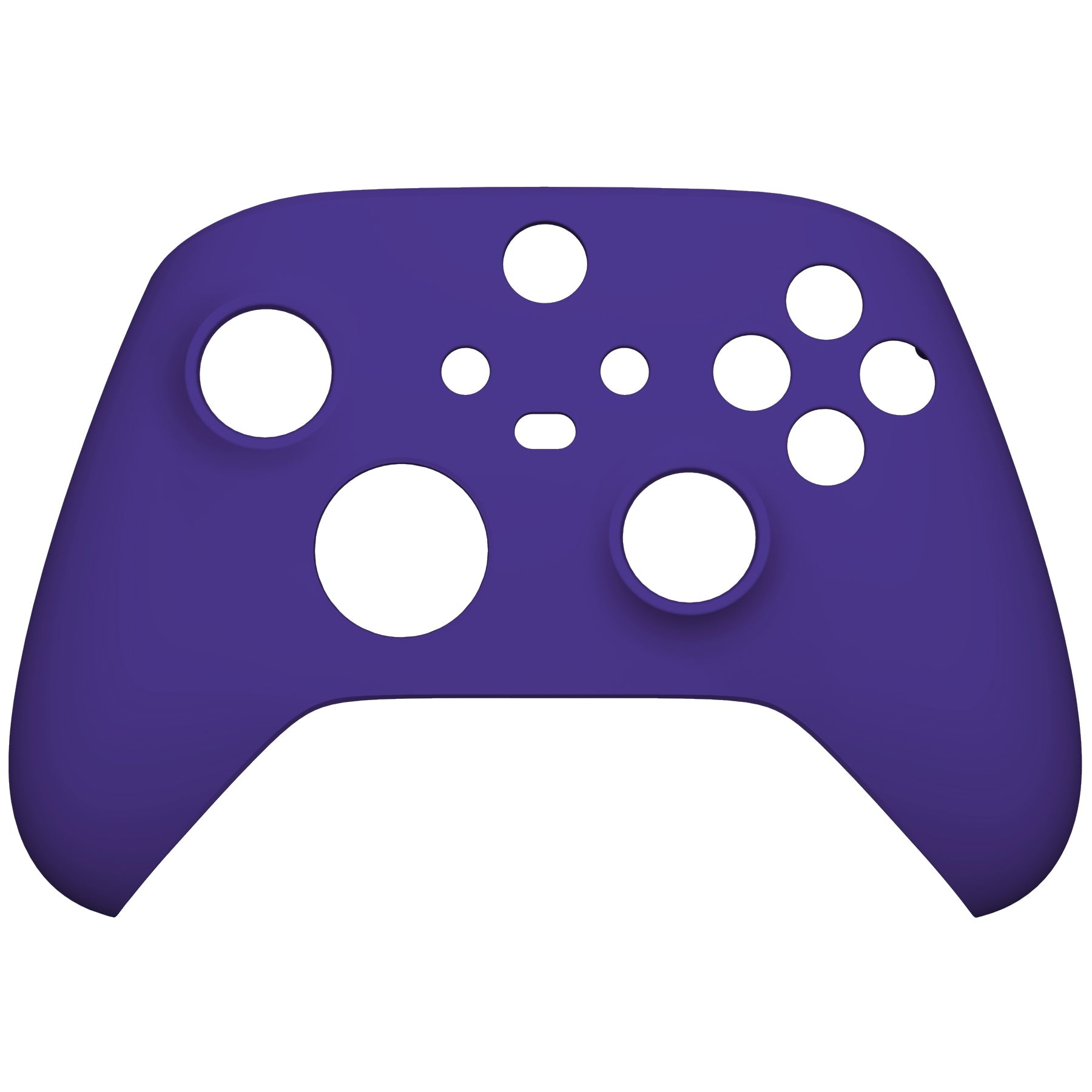 eXtremeRate Retail Purple Replacement Part Faceplate, Soft Touch Grip Housing Shell Case for Xbox Series S & Xbox Series X Controller Accessories - Controller NOT Included - FX3P307