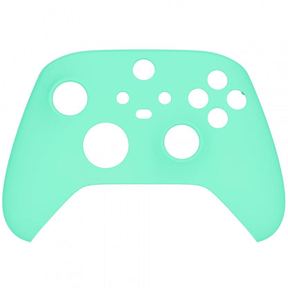 eXtremeRate Retail Mint Green Replacement Part Faceplate, Soft Touch Grip Housing Shell Case for Xbox Series S & Xbox Series X Controller Accessories - Controller NOT Included - FX3P314