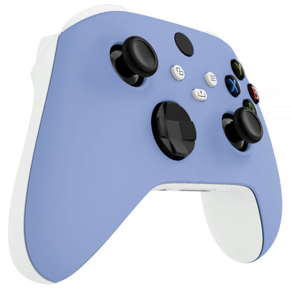 eXtremeRate Retail Light Violet Replacement Part Faceplate, Soft Touch Grip Housing Shell Case for Xbox Series S & Xbox Series X Controller Accessories - Controller NOT Included - FX3P315