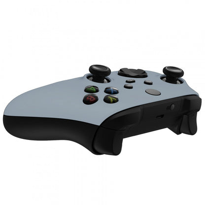 eXtremeRate Retail New Hope Gray Replacement Part Faceplate, Soft Touch Grip Housing Shell Case for Xbox Series S & Xbox Series X Controller Accessories - Controller NOT Included - FX3P337