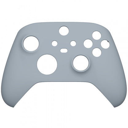 eXtremeRate Retail New Hope Gray Replacement Part Faceplate, Soft Touch Grip Housing Shell Case for Xbox Series S & Xbox Series X Controller Accessories - Controller NOT Included - FX3P337