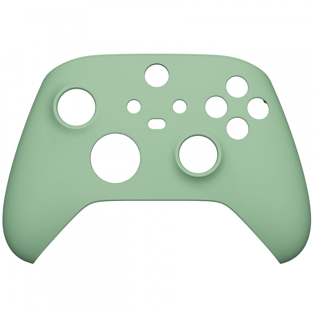 eXtremeRate Retail Matcha Green Replacement Part Faceplate, Soft Touch Grip Housing Shell Case for Xbox Series S & Xbox Series X Controller Accessories - Controller NOT Included - FX3P339