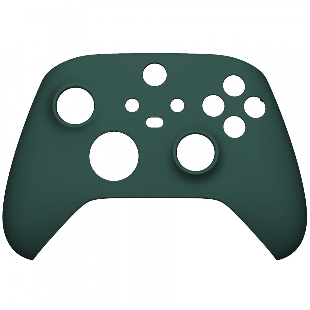 eXtremeRate Retail Racing Green Replacement Part Faceplate, Soft Touch Grip Housing Shell Case for Xbox Series S & Xbox Series X Controller Accessories - Controller NOT Included - FX3P351