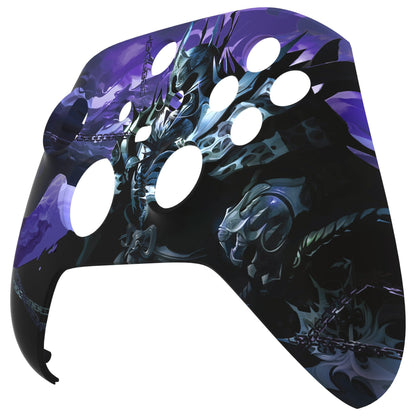 eXtremeRate Retail Chaos Knight Replacement Part Faceplate, Soft Touch Grip Housing Shell Case for Xbox Series S & Xbox Series X Controller Accessories - Controller NOT Included - FX3T156