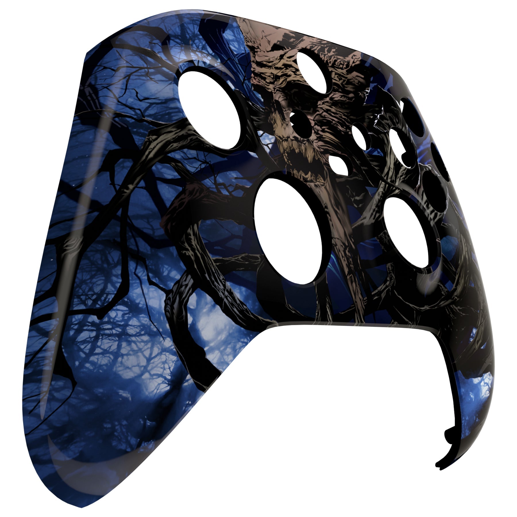 eXtremeRate Retail Glow in Dark - The Awakening of the Earth Lord Replacement Part Faceplate, Soft Touch Grip Housing Shell Case for Xbox Series S & Xbox Series X Controller Accessories - Controller NOT Included - FX3T171