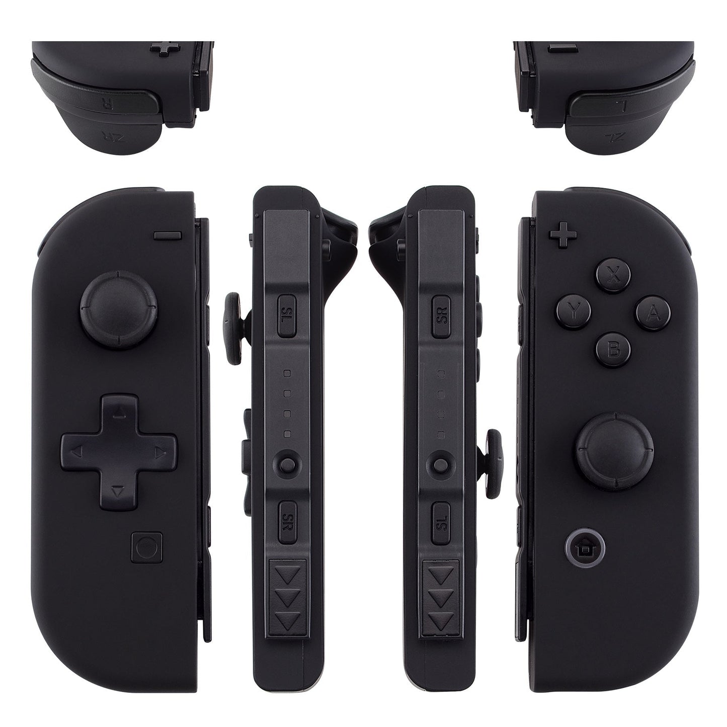 eXtremeRate Retail Black D-pad ABXY Keys SR SL L R ZR ZL Trigger Buttons Springs, Replacement Full Set Buttons Fix Kits for NS Switch Joycon & OLED JoyCon (D-pad ONLY Fits for eXtremeRate Joycon D-pad Shell) - BZP310