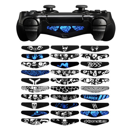 eXtremeRate Retail For ps4 Light Bar Decal (30 pcs) - GCLS0010