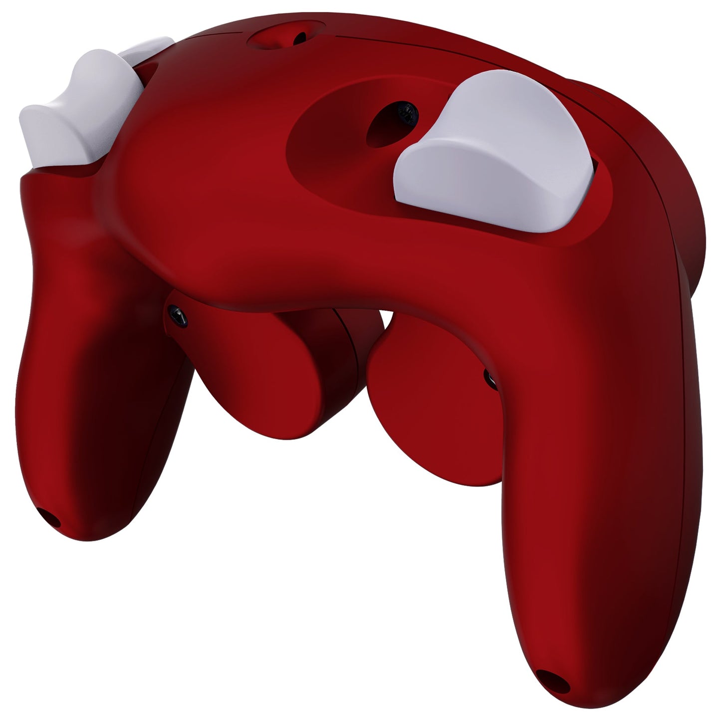 eXtremeRate Retail Scarlet Red Replacement Faceplate Backplate with Buttons for Nintendo GameCube Controller - GCNP3001