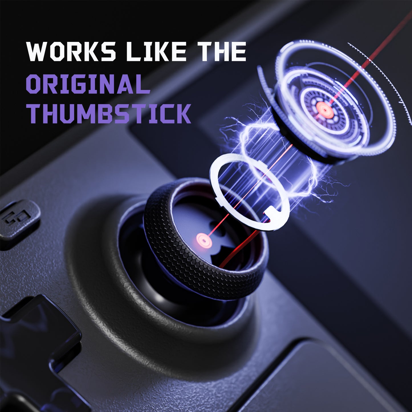 eXtremeRate Replacement Thumbstick for Steam Deck LCD & OLED [Black]