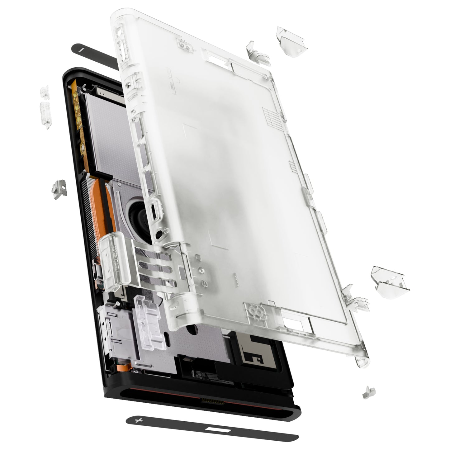 eXtremeRate Nintendo Switch 2コンソール対応交換バックプレート - キックスタンドなし【暗闇で光る-グリーン】