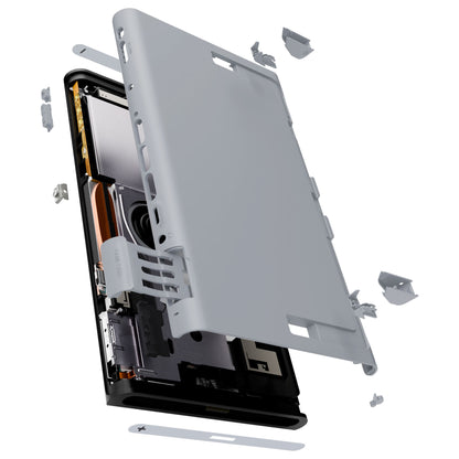 eXtremeRate Nintendo Switch 2コンソール対応交換バックプレート - キックスタンドなし【ニューホープグレイ】