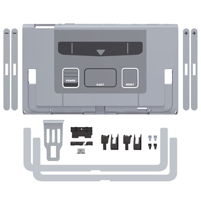 eXtremeRate Nintendo Switch 2コンソール対応交換バックプレート - キックスタンドなし【スーファミクラシックEUスタイル】