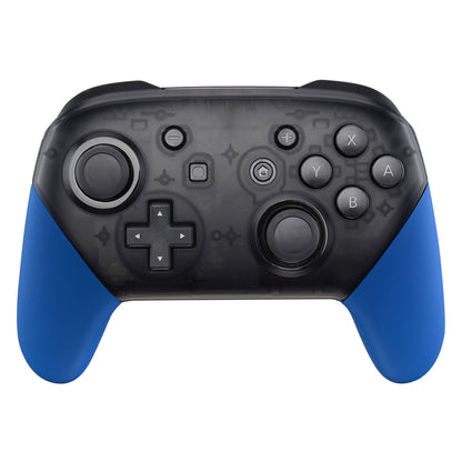 eXtremeRate Retail Blue Replacement Handle Grips for Nintendo Switch Pro Controller, Soft Touch DIY Hand Grip Shell for Nintendo Switch Pro - Controller NOT Included - GRP304