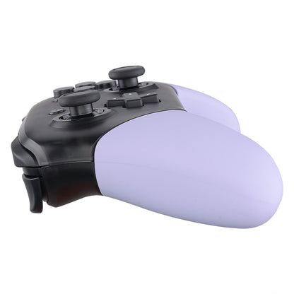 eXtremeRate Retail Light Violet Replacement Handle Grips for Nintendo Switch Pro Controller, Soft Touch DIY Hand Grip Shell for Nintendo Switch Pro - Controller NOT Included - GRP310