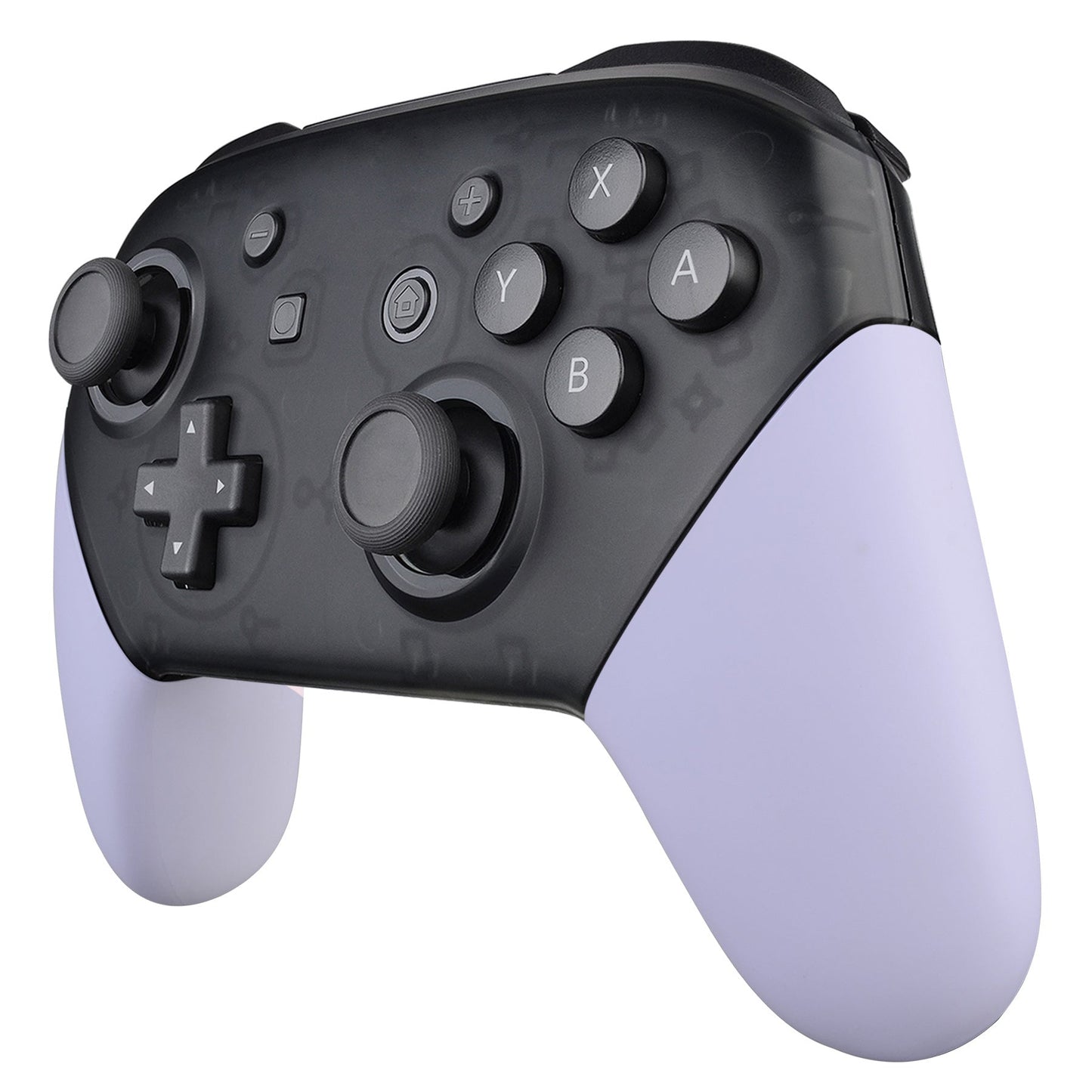 eXtremeRate Retail Light Violet Replacement Handle Grips for Nintendo Switch Pro Controller, Soft Touch DIY Hand Grip Shell for Nintendo Switch Pro - Controller NOT Included - GRP310