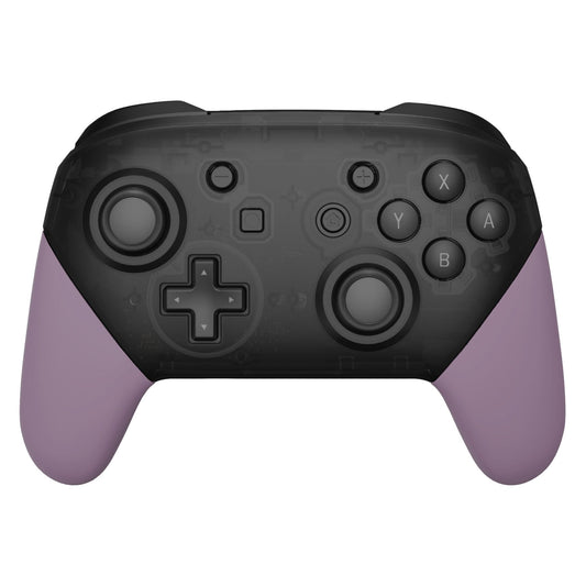 eXtremeRate Retail Dark Grayish Violet Replacement Handle Grips for NS Switch Pro Controller, Soft Touch DIY Hand Grip Shell for NS Switch Pro Controller - Controller NOT Included - GRP328