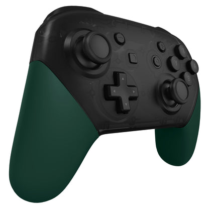 eXtremeRate Retail Racing Green Replacement Handle Grips for NS Switch Pro Controller, Soft Touch DIY Hand Grip Shell for NS Switch Pro Controller - Controller NOT Included - GRP354