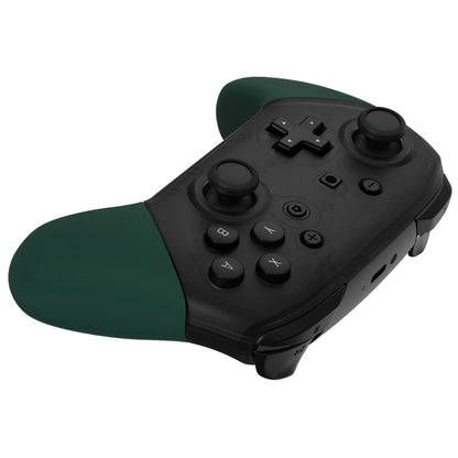 eXtremeRate Retail Racing Green Replacement Handle Grips for NS Switch Pro Controller, Soft Touch DIY Hand Grip Shell for NS Switch Pro Controller - Controller NOT Included - GRP354