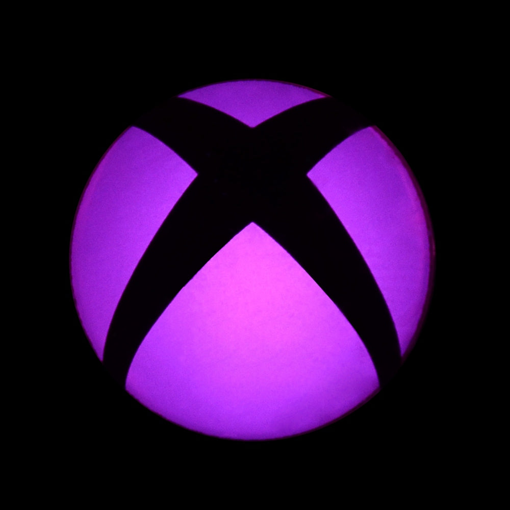 eXtremeRate Retail Removable Logo Power Button LED Pink Color Change Sticker Decal for Xbox One Console -GX00083K*5