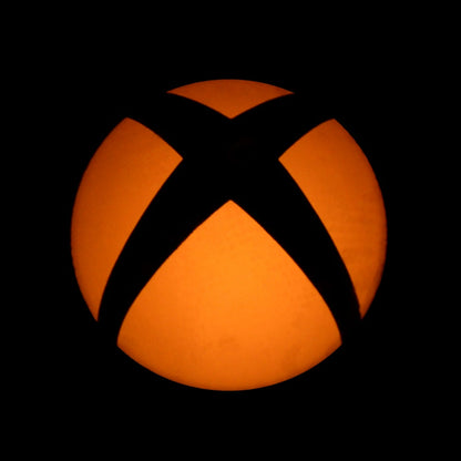 eXtremeRate Retail Removable Logo Power Button LED Orange Color Change Sticker Decal for Xbox One Console -GX00083O*5