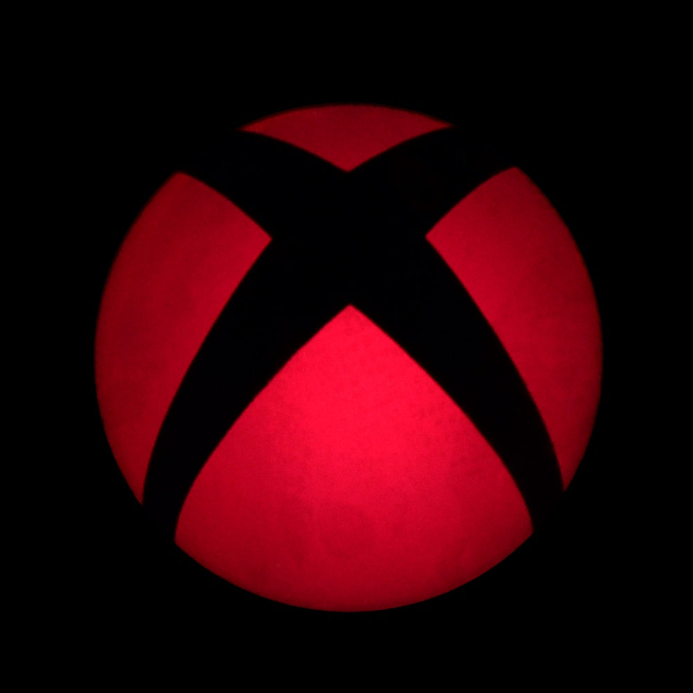 eXtremeRate Retail Removable Logo Power Button LED Red Color Change Sticker Decal for Xbox One Console -GX00083R*5