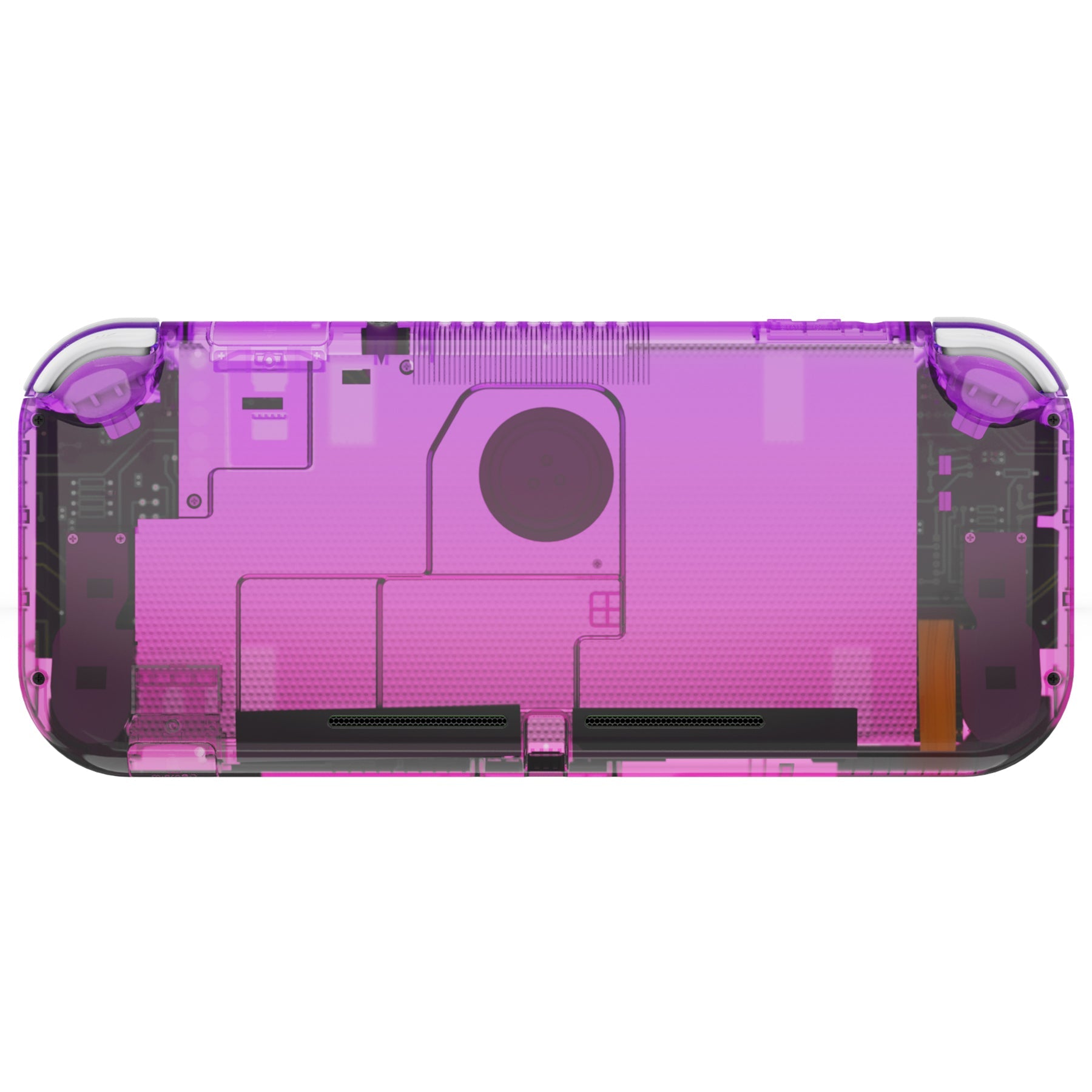 eXtremeRate Retail Gradient Translucent Purple Rose Red DIY Replacement Shell for Nintendo Switch Lite, NSL Handheld Controller Housing with Screen Protector, Custom Case Cover for Nintendo Switch Lite - DLP318