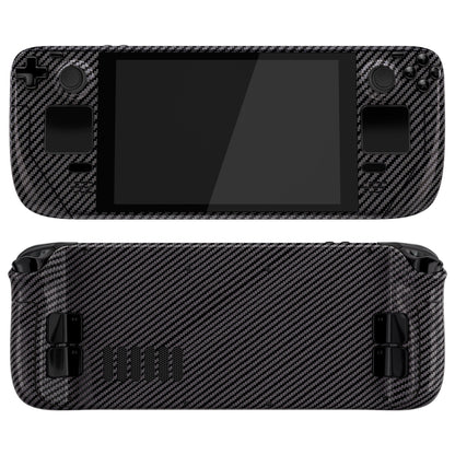 eXtremeRate Retail Graphite Carbon Fiber Pattern Custom Full Set Shell with Buttons for Steam Deck Console