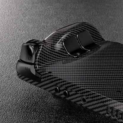 eXtremeRate Retail Graphite Carbon Fiber Pattern Custom Full Set Shell with Buttons for Steam Deck Console