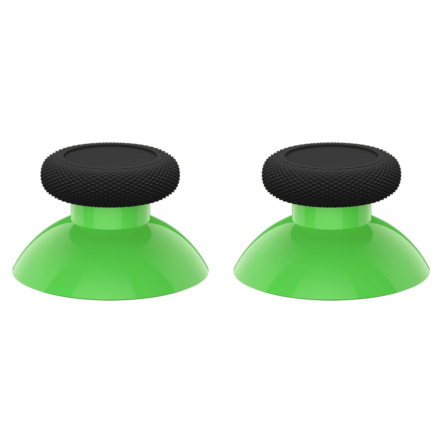 eXtremeRate Retail Green & Black Replacement Thumbsticks for Xbox Series X/S Controller, for Xbox One Standard Controller Analog Stick, Custom Joystick for Xbox One X/S, for Xbox One Elite Controller - JX3434