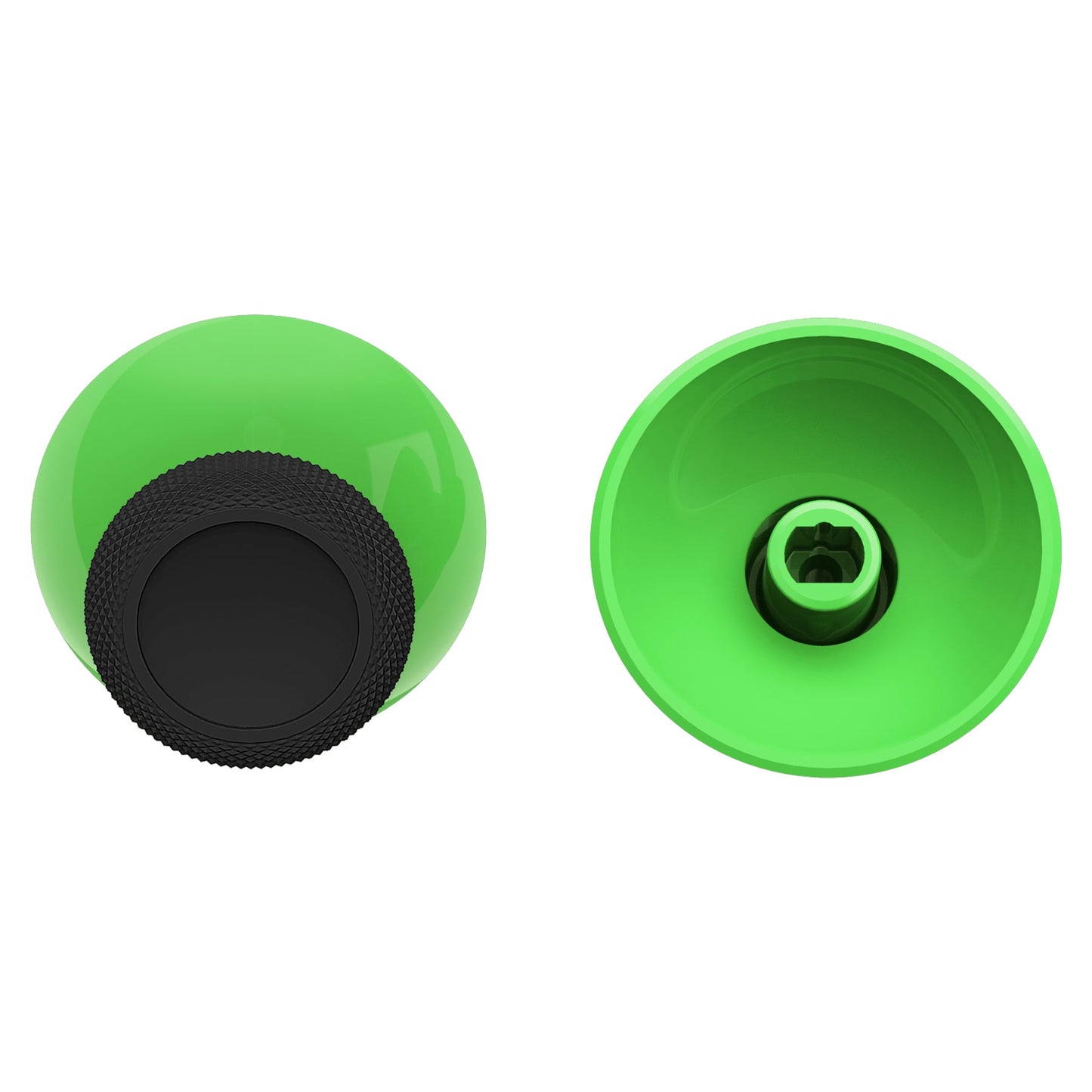 eXtremeRate Retail Green & Black Replacement Thumbsticks for Xbox Series X/S Controller, for Xbox One Standard Controller Analog Stick, Custom Joystick for Xbox One X/S, for Xbox One Elite Controller - JX3434