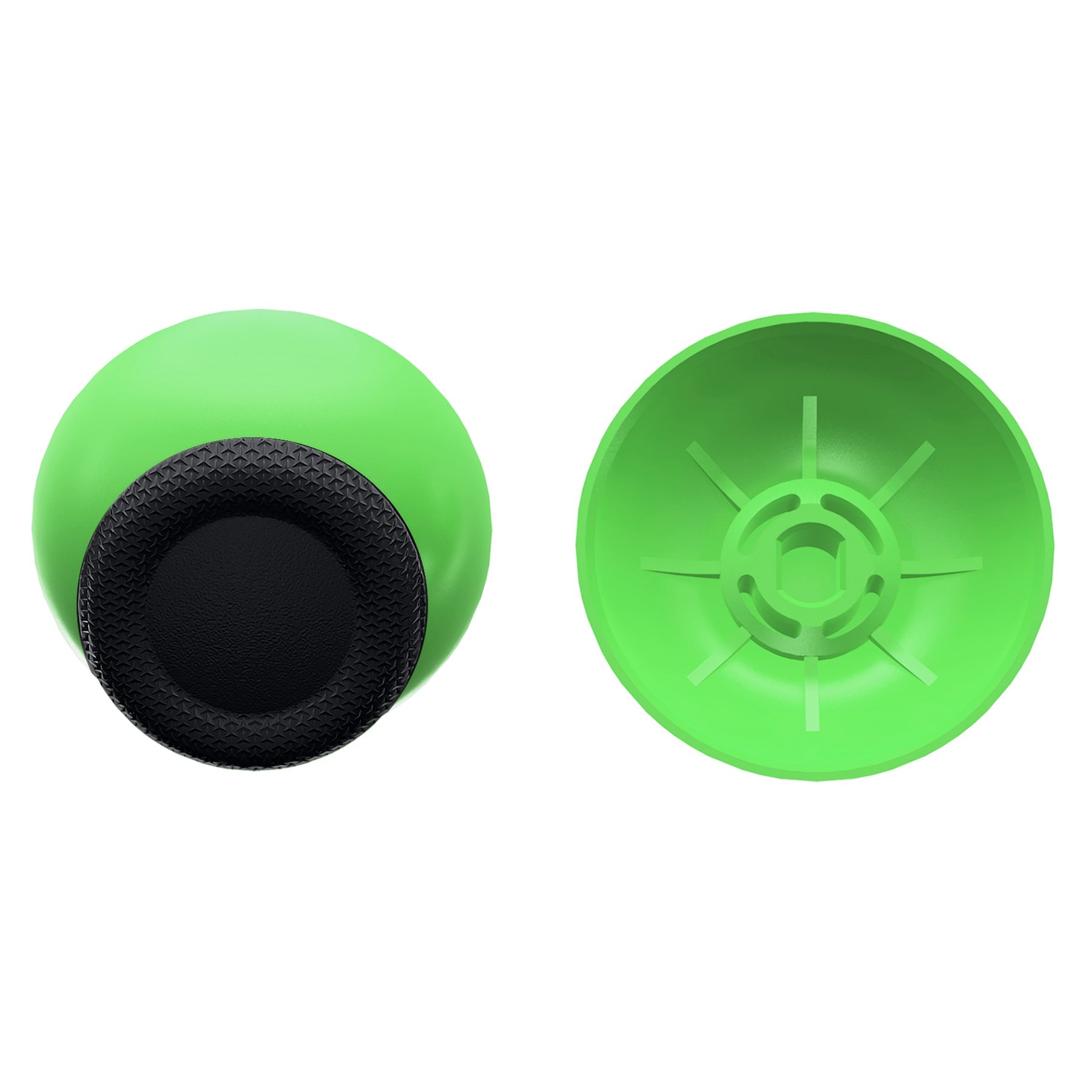 eXtremeRate Retail Green & Black Dual-Color Replacement Thumbsticks for PS5 Controller, Custom Analog Stick Joystick Compatible with PS5, for PS4 All Model Controller - JPF636