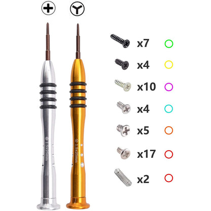 eXtremeRate Retail Purple Replacement ABXY Home Capture Plus Minus Keys Dpad L R ZL ZR Trigger for NS Switch Lite, Full Set Buttons Repair Kits with Tools for NS Switch Lite - HL507