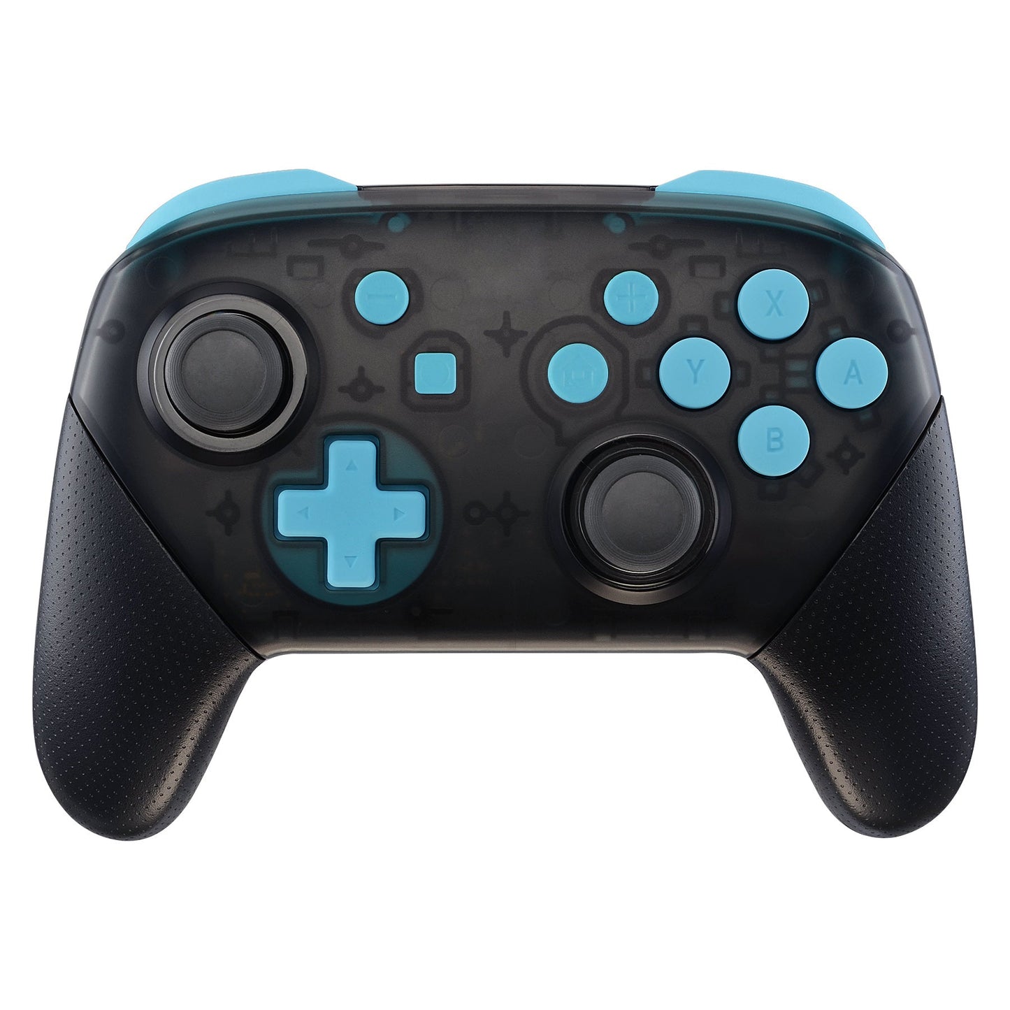 eXtremeRate Retail Heaven Blue Repair ABXY D-pad ZR ZL L R Keys for Nintendo Switch Pro Controller, DIY Replacement Full Set Keys with Tools for Nintendo Switch Pro - Controller NOT Included - KRP308