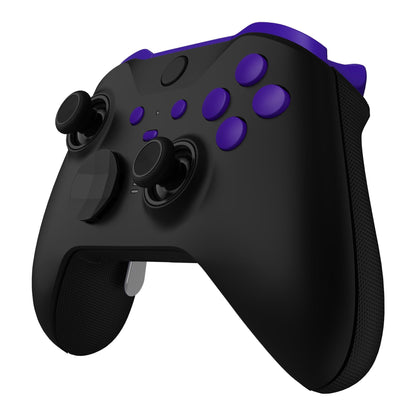 eXtremeRate Retail Purple Replacement Buttons for Xbox One Elite Series 2 Controller, LB RB LT RT Bumpers Triggers ABXY Start Back Sync Profile Switch Keys for Xbox One Elite V2 Controller (Model 1797 and Core Model 1797) - IL107