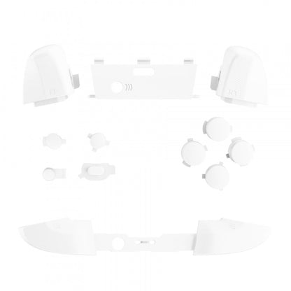 eXtremeRate Retail Soft Touch White Replacement Buttons for Xbox One Elite Series 2 Controller, LB RB LT RT Bumpers Triggers ABXY Start Back Sync Profile Switch Keys for Xbox One Elite V2 Controller (Model 1797 and Core Model 1797) - IL108