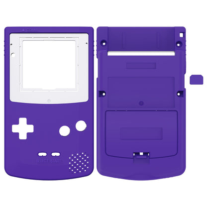 eXtremeRate Retail IPS Ready Upgraded eXtremeRate Purple GBC Replacement Shell Full Housing Cover with Buttons for Gameboy Color - Fit for GBC OSD IPS & Regular IPS & Standard LCD -C Console & IPS Screen NOT Included - QCBP3014