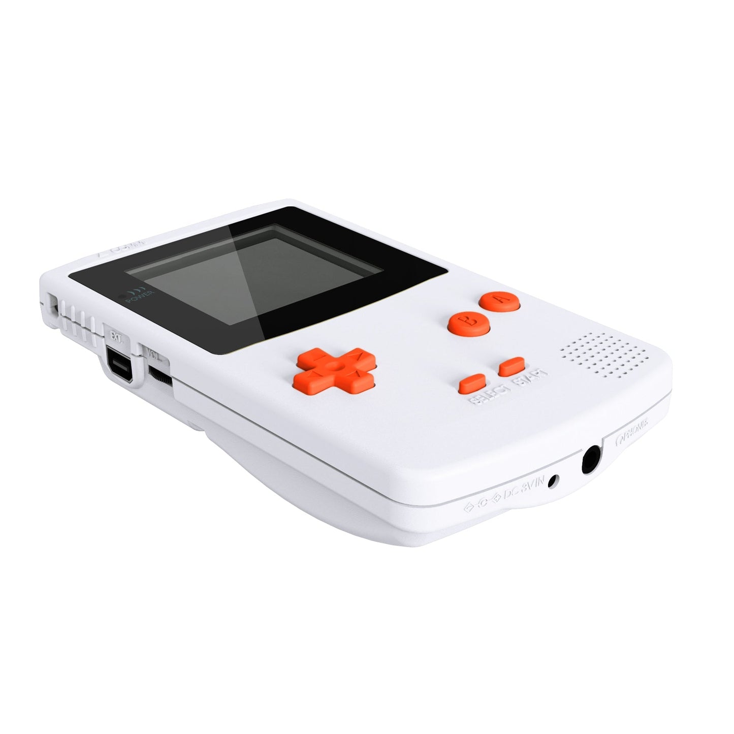 eXtremeRate Retail Orange GBC Replacement Full Set Buttons for Gameboy Color - Handheld Game Console NOT Included - JCB2004