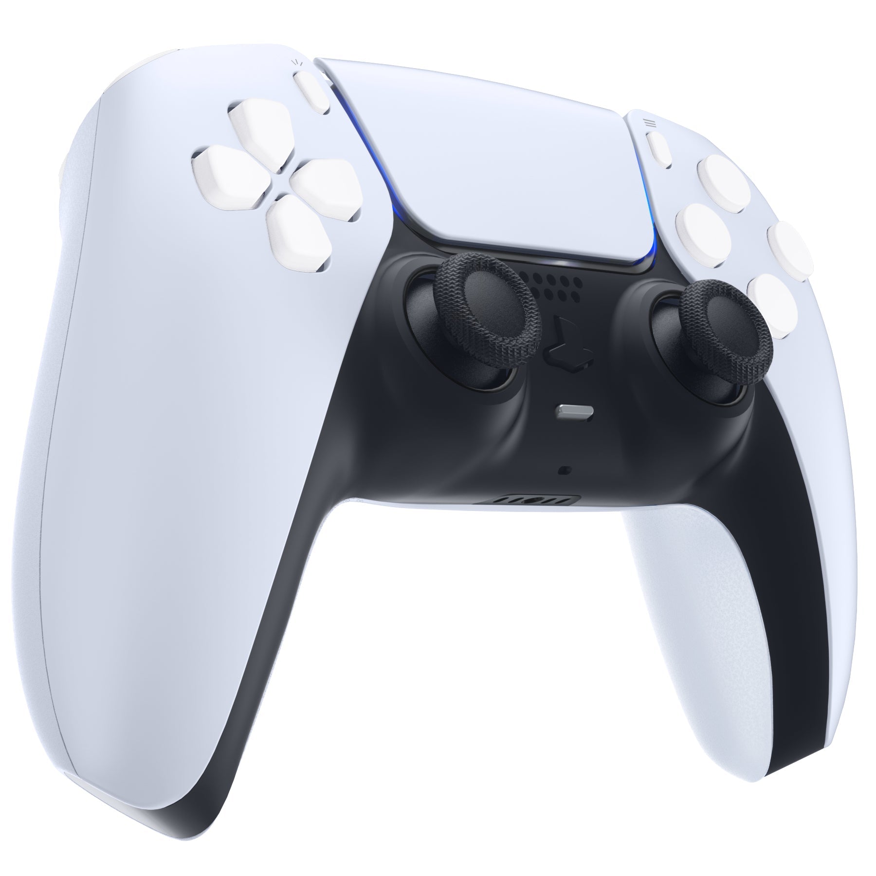 eXtremeRate Replacement Full Set Buttons Compatible with PS5 Controller BDM-030/040 - White eXtremeRate