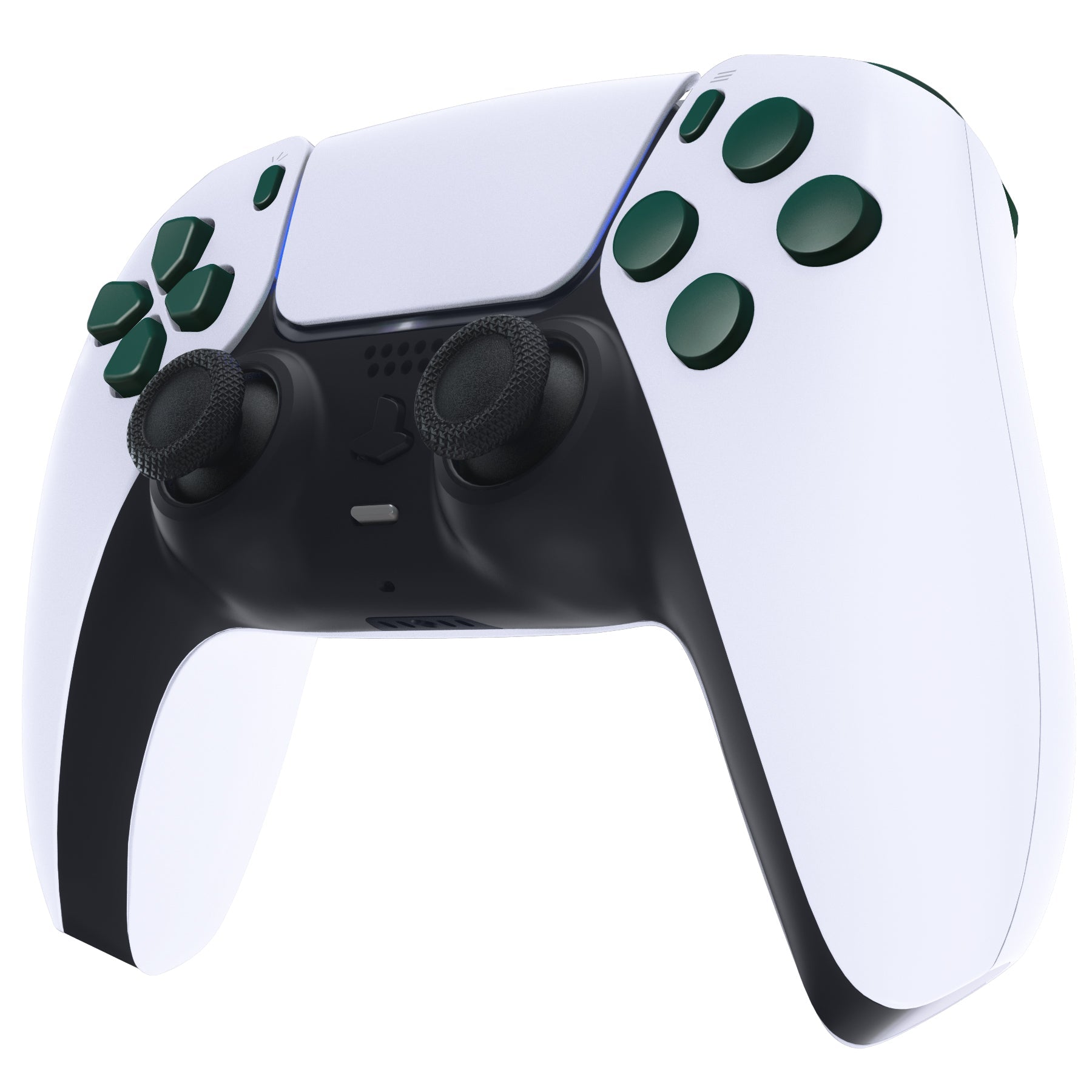 eXtremeRate Replacement Full Set Buttons Compatible with PS5 Controller BDM-030/040 - Racing Green eXtremeRate