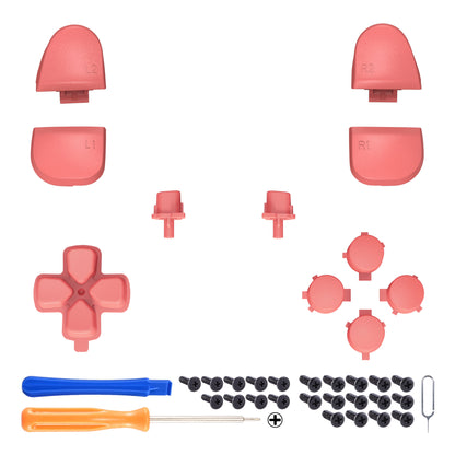eXtremeRate Replacement Button Set for PS5 Controller BDM-030/040/050/060 (Coral)