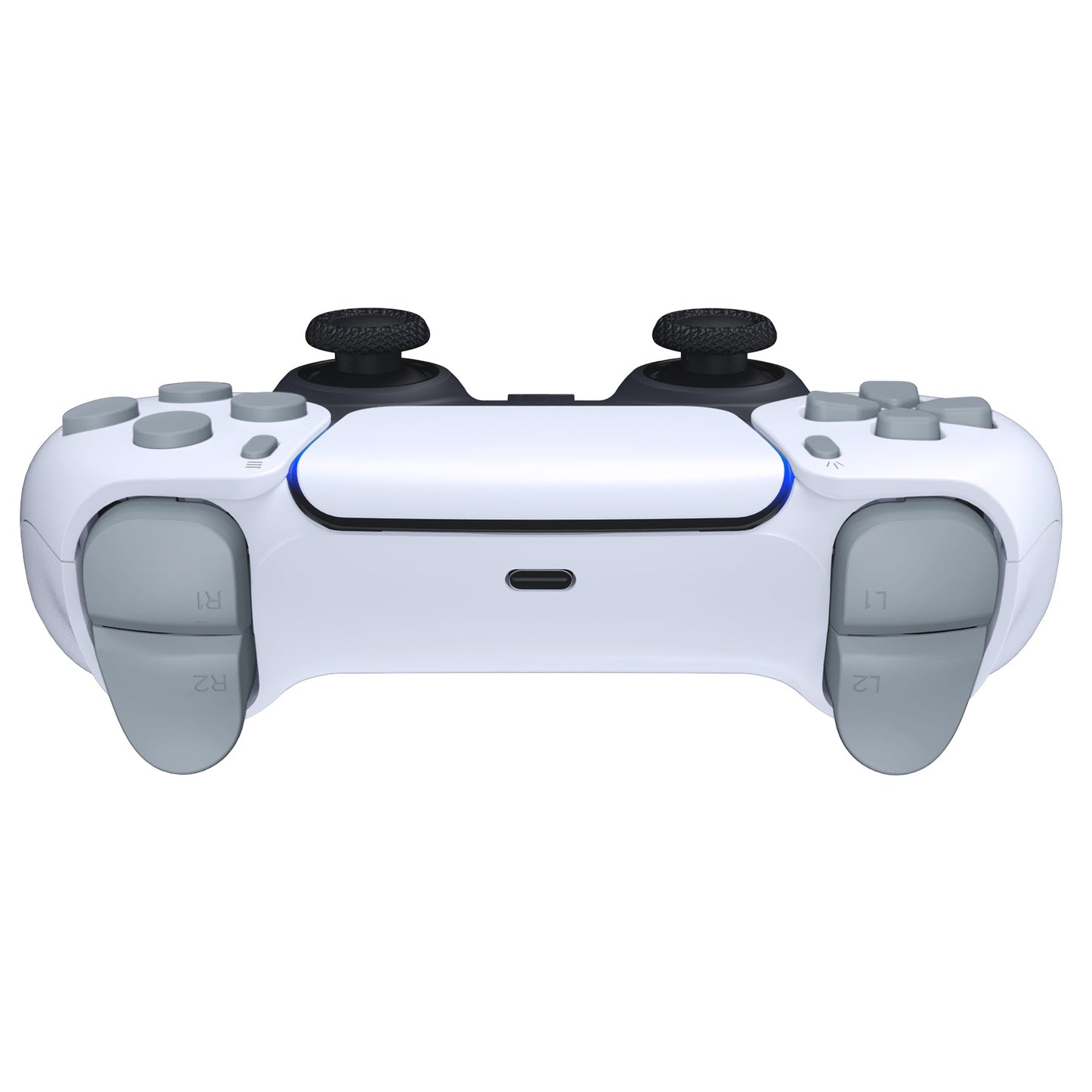 eXtremeRate Replacement Full Set Buttons Compatible with PS5 Controller BDM-030/040 - New Hope Gray eXtremeRate